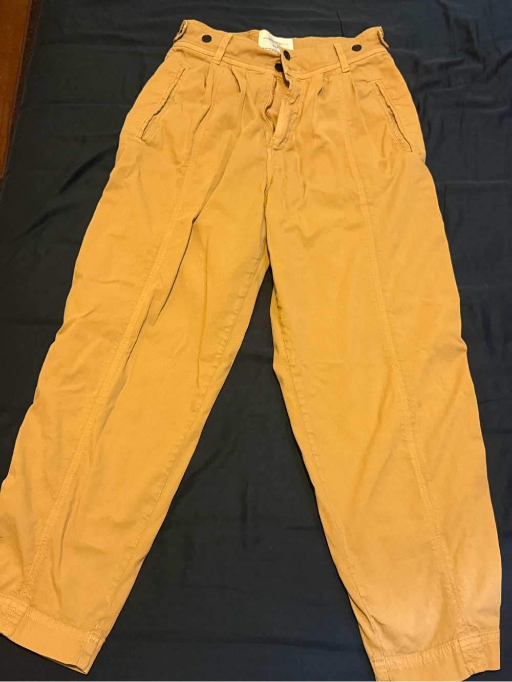 Citizens Of Humanity Men's Tan Pleated Chinos